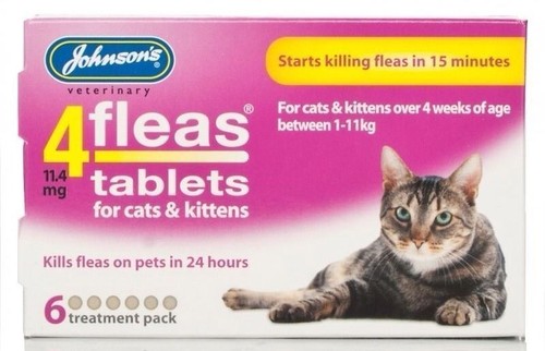 Johnsons 4flea cat kitten - 4flea,