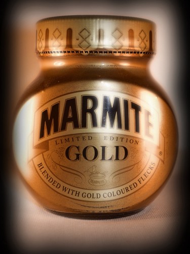 Marmite gold jar 250g limited - gold,
