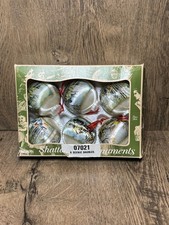 Vintage Swan Christmas Tree x6