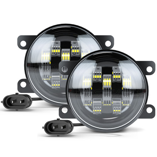Pair clear front fog lights - pair,