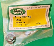 NOS Range Rover LT95 Gearbox FAIREY OVERDRIVE Selector Shaft Seals RTC7260 x5