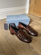Prada shoes SS25 Current Season, Brown, Brand New With Original Box. Low Heel