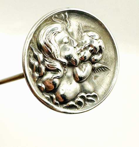 Antique sterling hatpin - antique, so