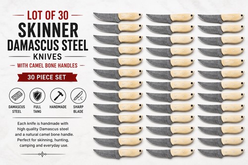 Lot damascus steel - 30,