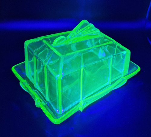 Stölzle uranium glass butter - stölzle,