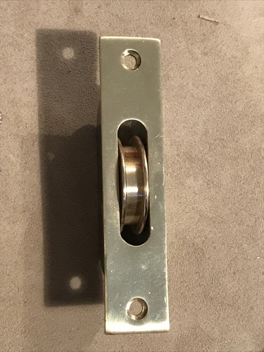 Sash window pulley polished - sash, in