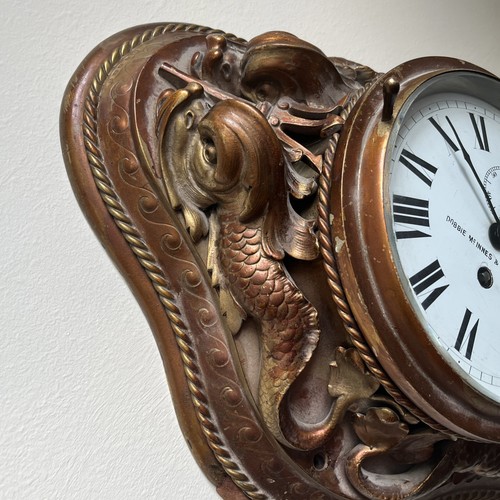 Antique ships bulkhead clock - antique,