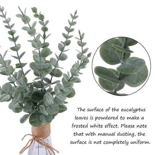 10pcs eucalyptus stems faux - eucalyptus,