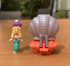 Polly Pocket Pretty Pearl Mermaid Surprise Ring Doll Bluebird 1994 Vintage