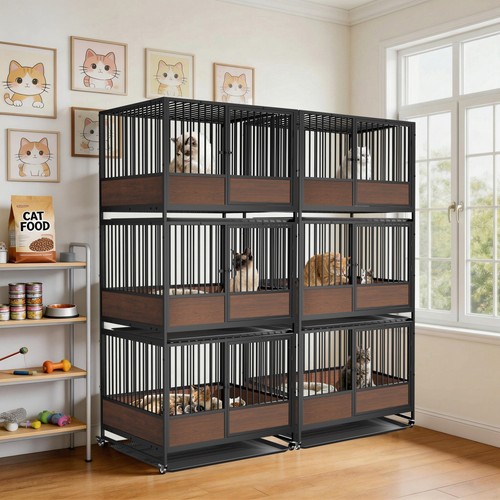 Stackable cat cage - stackable,