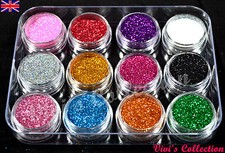 12x Glitter Dust Set Powder
