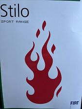 Fiat Stilo Sport Models Car Sales Info Brochure 2005 Inc Abarth Schumacher