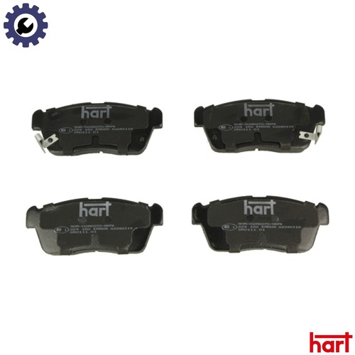 Brake pad set - brake, 224