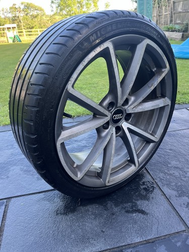 Audi alloy wheel - audi, with