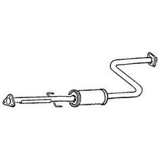 Centre Pipe & Silencer for