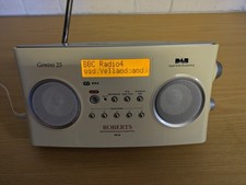 Roberts DAB Radio Gemini 25 RD-25 Portable Radio