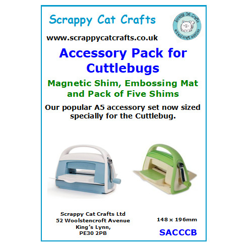 Accessory pack for cuttlebug - pack,