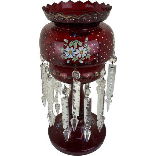 Victorian cranberry glass - victorian,