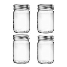 4 pack Glass Regular Mouth