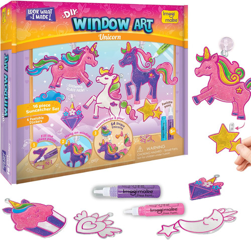 Window art unicorn craft - window,