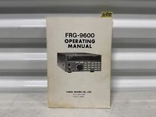 Yaesu FRG-9600 Instruction Manual - Premium Card Stock Covers