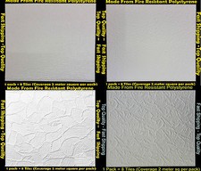 Wall Panels Ceiling Tiles Fire Resistant Polystyrene 2 Patterns Good Quality
