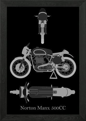 Norton manx 500cc 1952 - norton,
