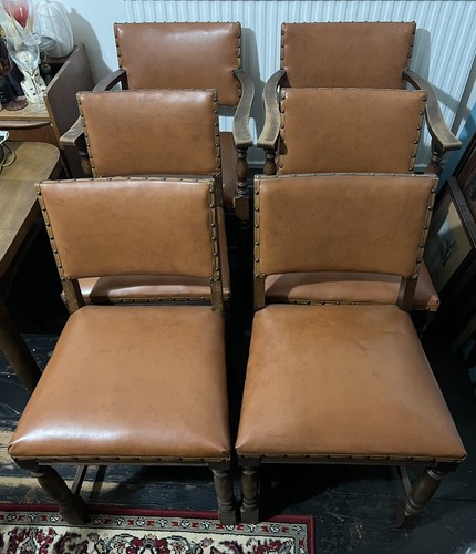 Chairs oak leather - x, chairs,