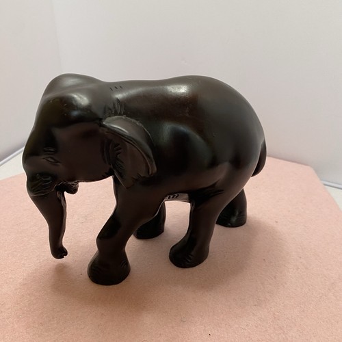 Vintage wooden elephant - vintage,