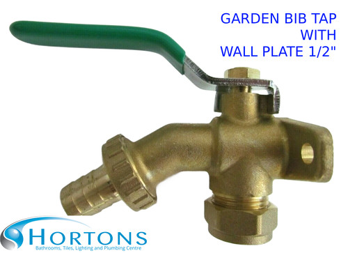 Garden bib tap - garden, brass