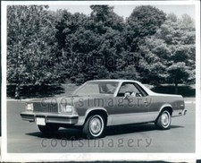 1978 Wire Photo Chevrolet El Camino Pickup Truck