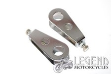 Suzuki Chrome Chain Adjusters GT750 GS750 GS1000 GS1100 20mm - T4-02