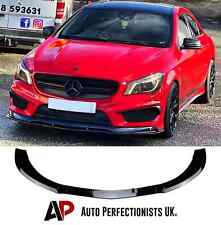 Mercedes CLA Class W117 CLA45 AMG Line Gloss Black Front Splitter Spoiler Lip