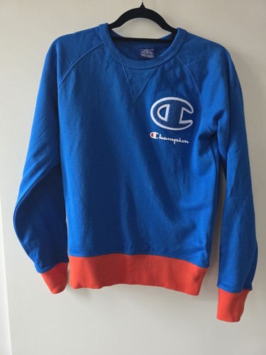 Small blue sweatshirt orange - small,