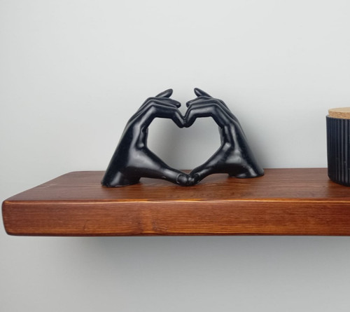 Chunky rustic floating shelf - chunky,