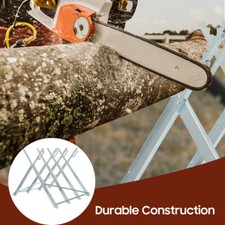 Metal Chainsaw Log Cutting