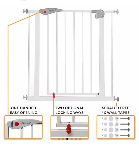 Crystals baby safety gate - safety, home