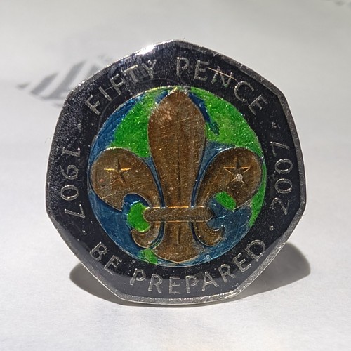 Boy scout woggles - scout, enamelled