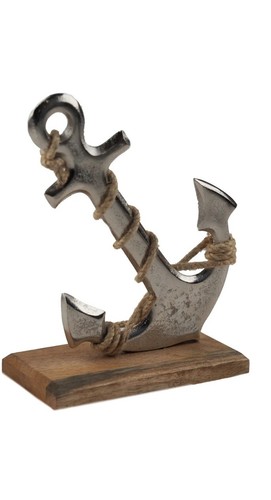 Nautical anchor 18cm ornament - nautical,