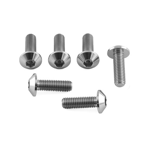 Titanium disc bolts natural - titanium,