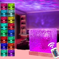 Table Lamp Galaxy Projector Light Bedroom Ocean Wave Sensory Light Remote