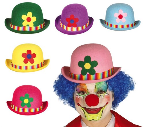 Assorted clown felt - assorted,