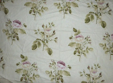 SANDERSON ENGLISH ROSE FABRIC REMNANT 1M