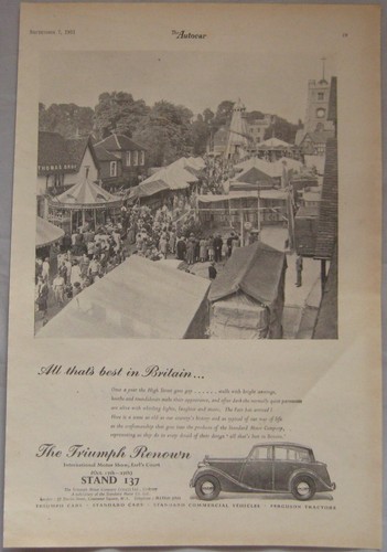 1951 triumph renown - triumph,