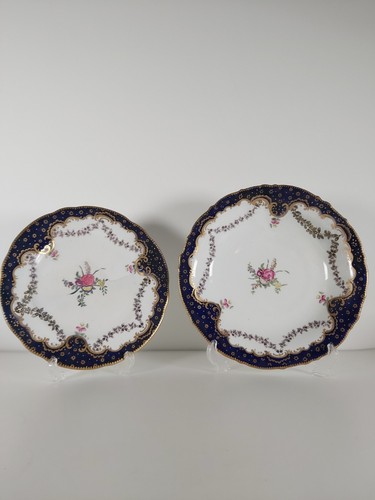 Two english porcelain cobalt - porcelain,