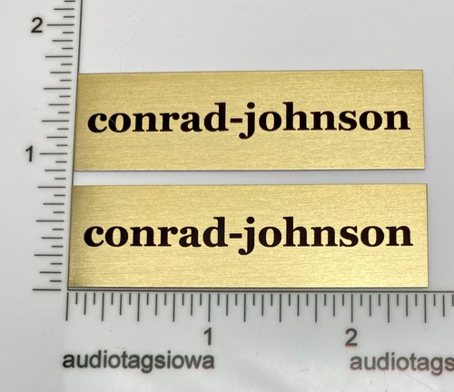 Conrad johnson equipment badge - conrad,