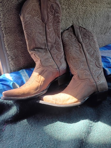 Dillon brown leather cowboy - brown,