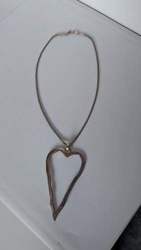 Vintage silver hammered - silver,