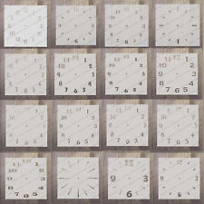 clock face/Clock stencils craft,fabric,glass,furniture,wall art