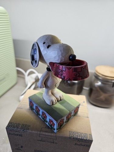 Jim shore snoopy with dog - with,